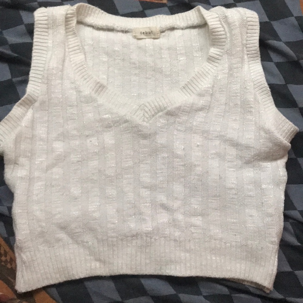 White Crop Top